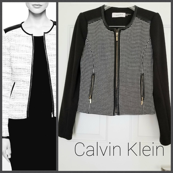 Calvin Klein Jackets & Blazers - CALVIN KLEIN HOSTPICK 🙌🎉🥂Black And White Jacket